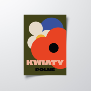 Plakat kwiaty polne