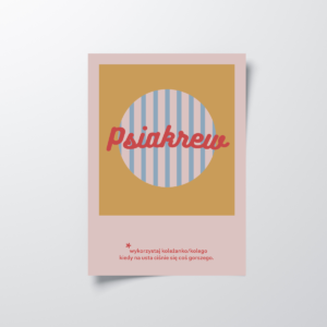 Kolorowy plakat, dla nadmiernie przeklinających