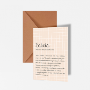 Kartka na dzień babci, do wpisania życzeń