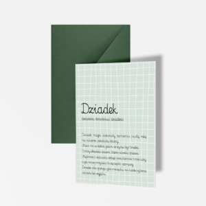 Kartka na dzień dziadka, do wpisania życzeń
