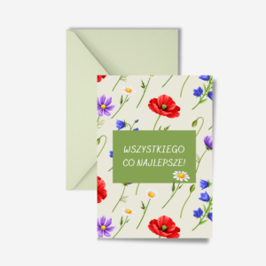 Kartka okolicznościowa, wszystkiego co najlepsze