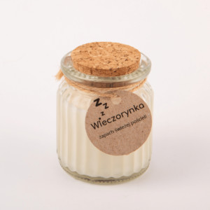 Wieczorynka, sojowa świeczka o zapachu świeżej pościeli